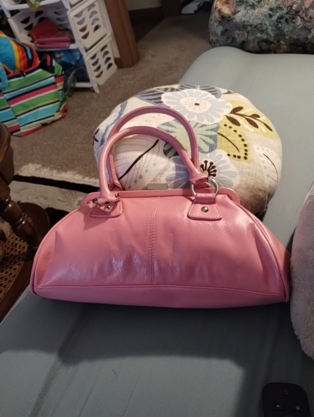 Ladies Wilson Pink Leather Purse